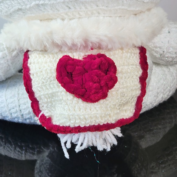 HANDMADE Crochet Bunny Rabbit‎ w/ Button Eyes Stuffed Plush Animal 14 in - Picture 8 of 12